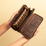 Leather Large Wallet for Ladies - Bella