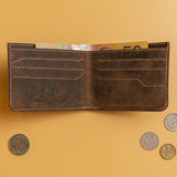 Mens Slim Leather Wallet From Vintage Leather Sydney