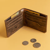Mens Slim Leather Wallet From Vintage Leather Sydney