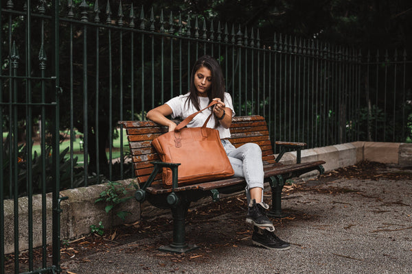 leather messenger bag Vintage Leather Sydney