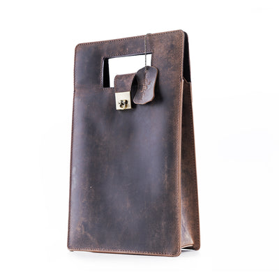 Leather Wine Carry Bag Banbury 