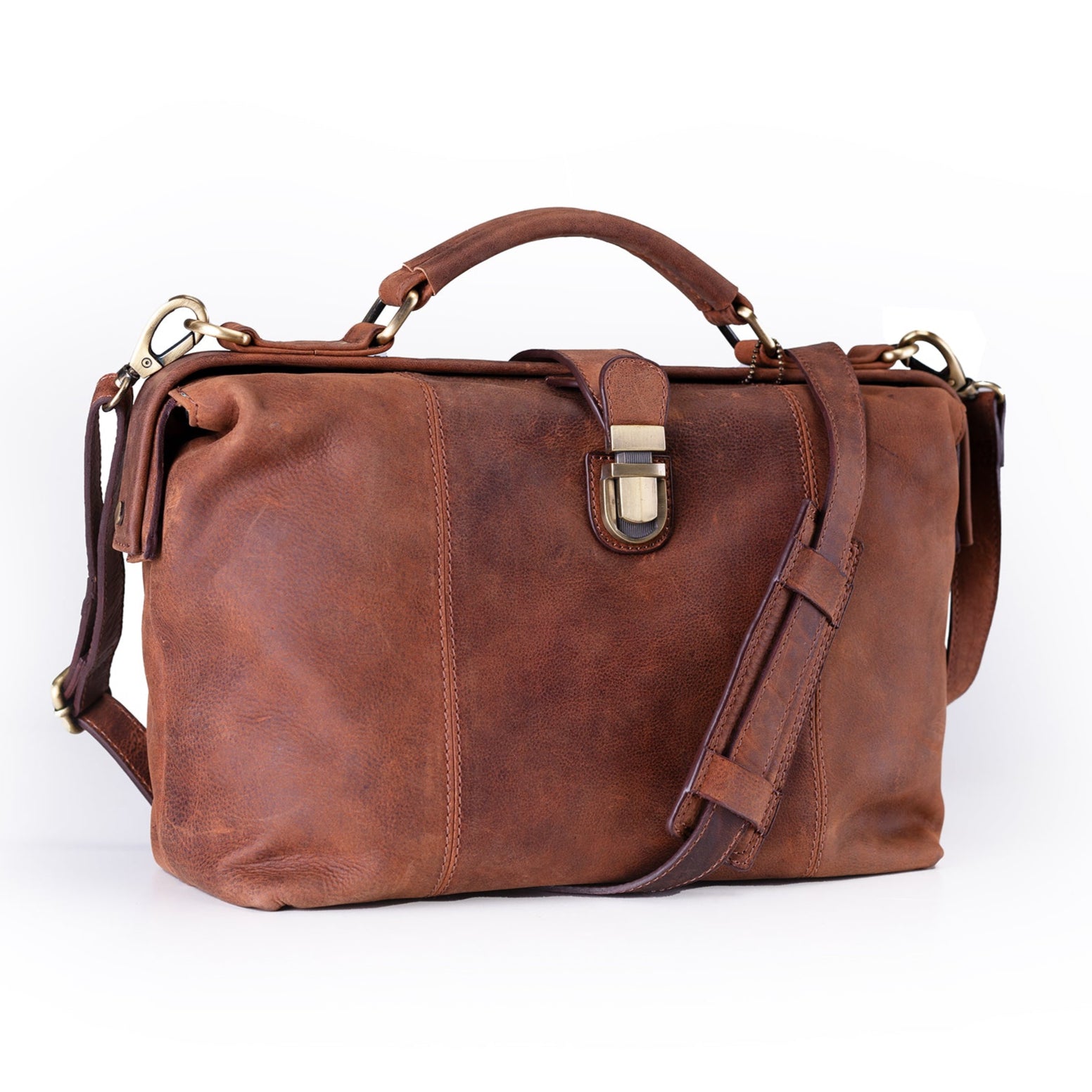Leather Handbag Bag - Sage
