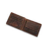 Trifold Leather Wallet - Braxton