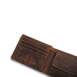 Trifold Leather Wallet - Braxton