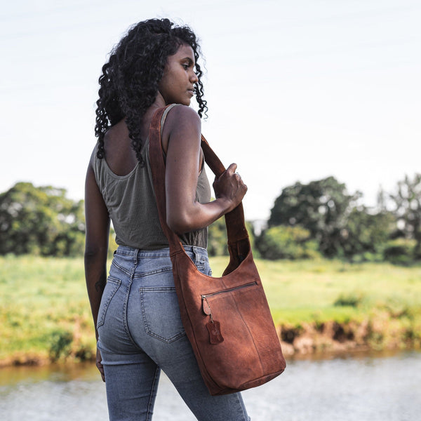 Havana Leather Tote Bag _008