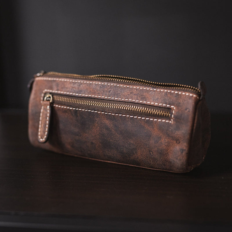 Leather Pencil Case Lucas by Vintage Leather  Sydney