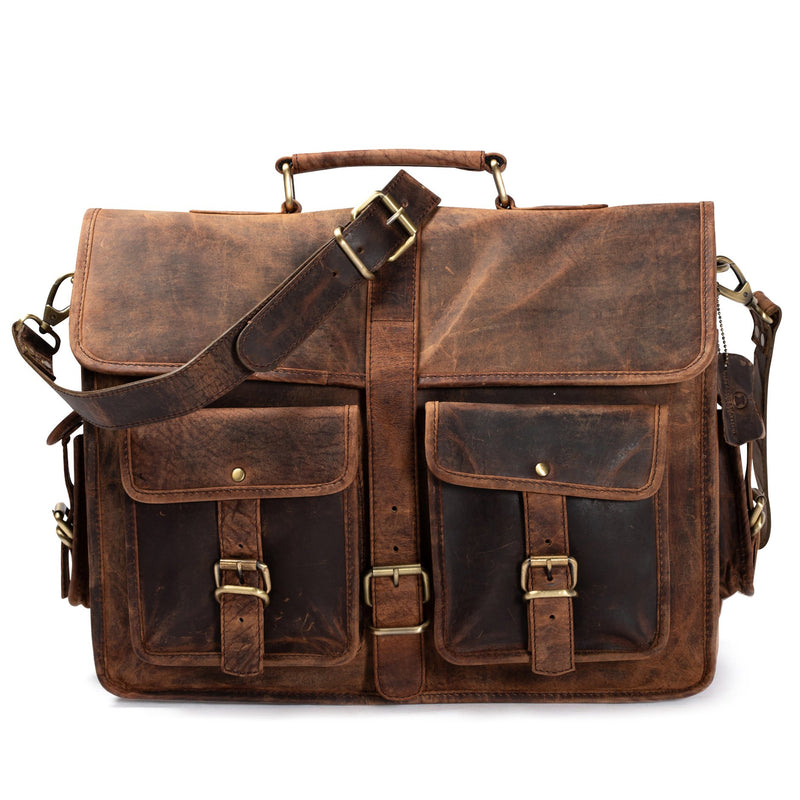 Shop Leather messenger bags