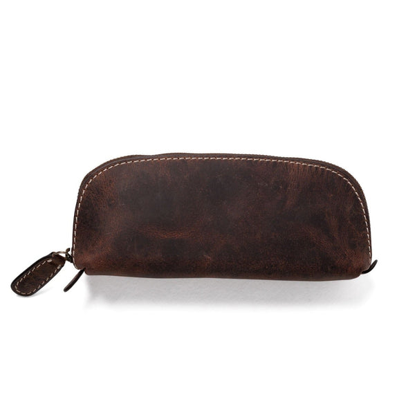 Leather Pencil Case Hennery by Vintage Leather Sydney