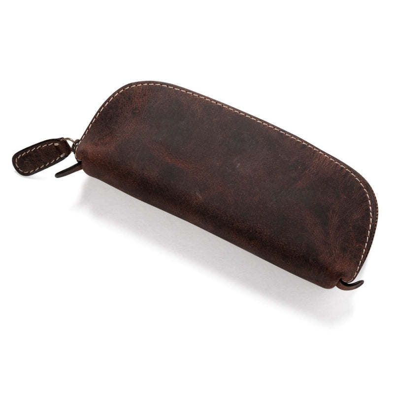 Leather Pencil Case Hennery by Vintage Leather Sydney