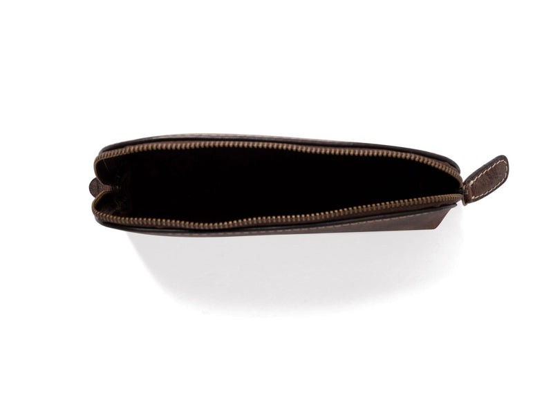 Leather Pencil Case Hennery by Vintage Leather Sydney