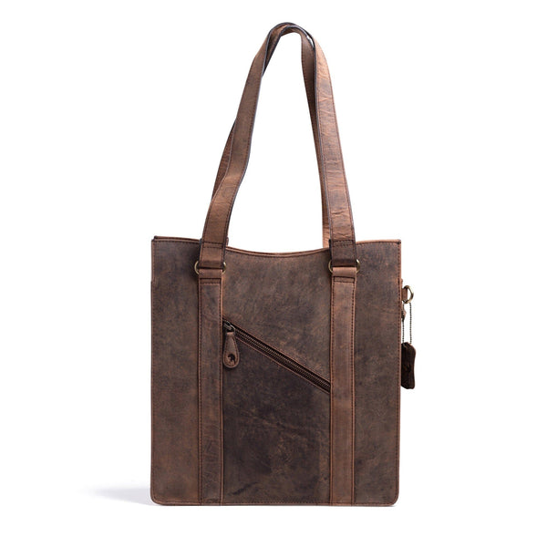 Leather Tote Bag By Vintage Leather 