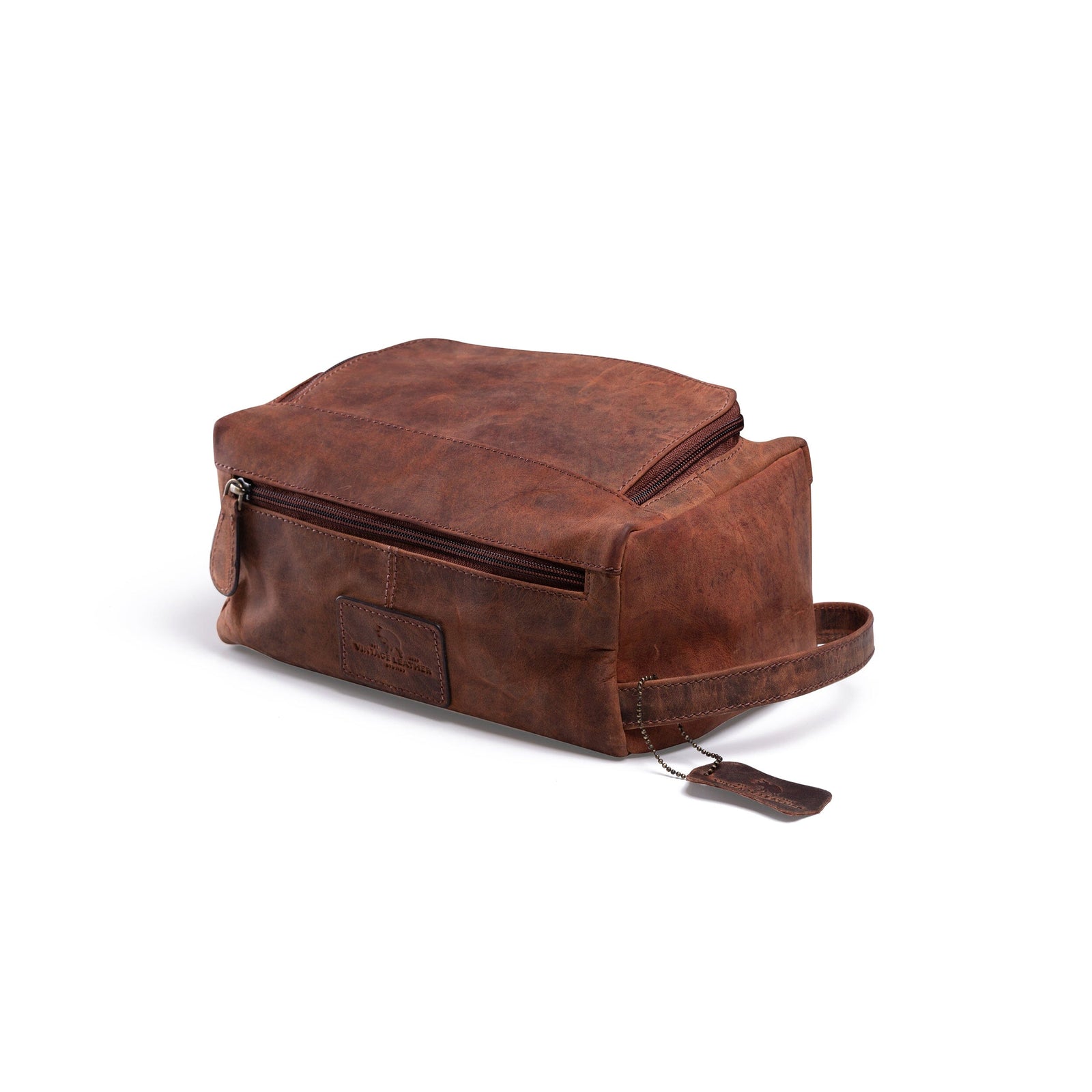 Wilson leather toiletry bag discount