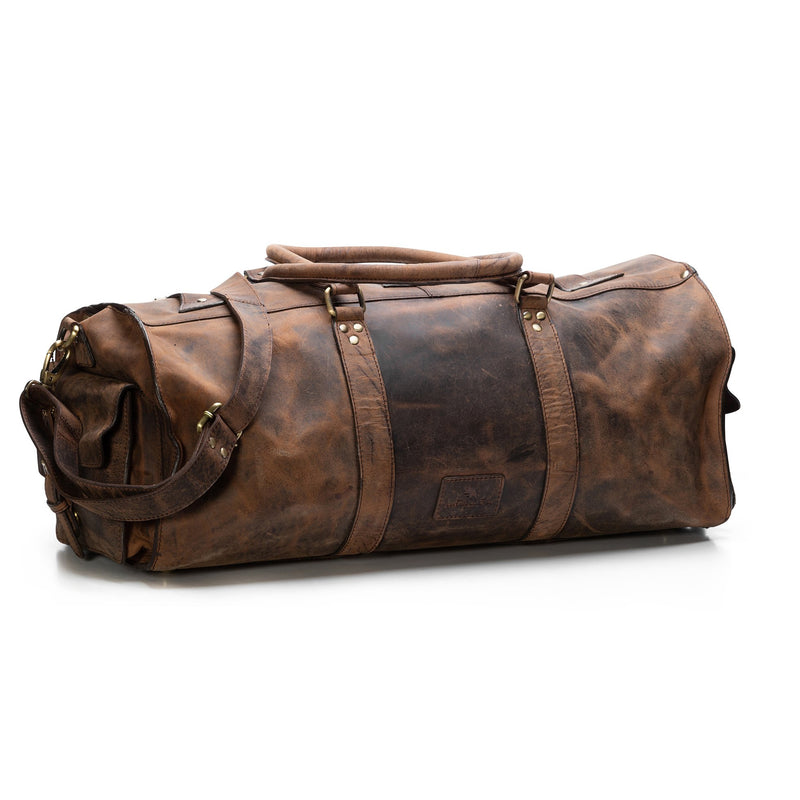 Mens Leather Duffle bag