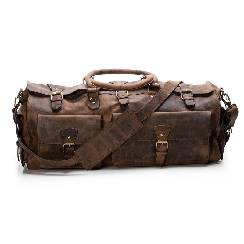 Mens Leather Duffle bag