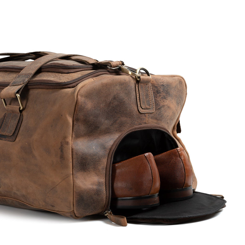 Vintage Leather Texas Duffle 