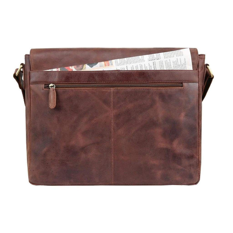 Leather Laptop Bag Kingston Vintage Leather Sydney